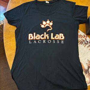 Black Lab Lacrosse T-Shirt small women